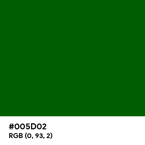 Dark Green (X11) -  - Image Preview
