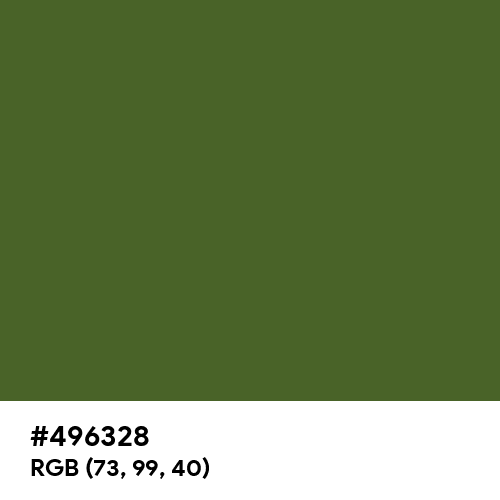 Dark Moss Green -  - Image Preview
