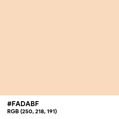 Very Pale Orange -  - Image Preview